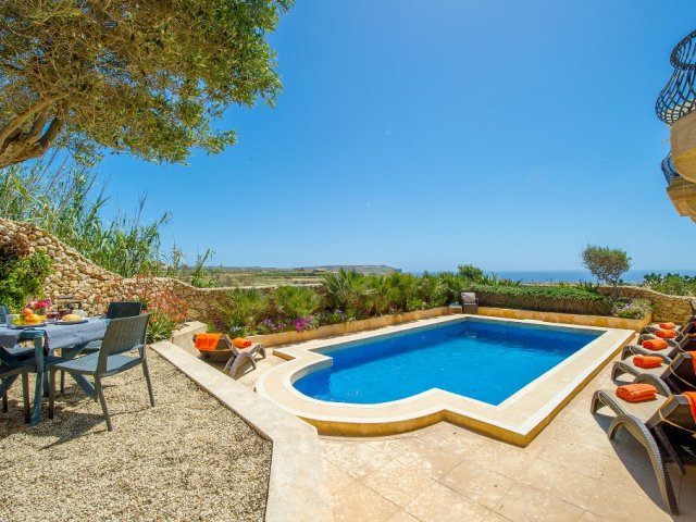Villa Blue Sky, San Lawrenz, Gozo, Malta